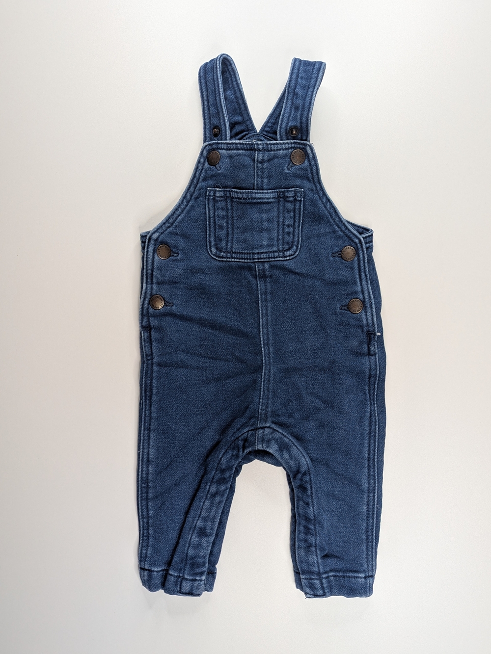 Joe Fresh Navy Denim Baby Overalls